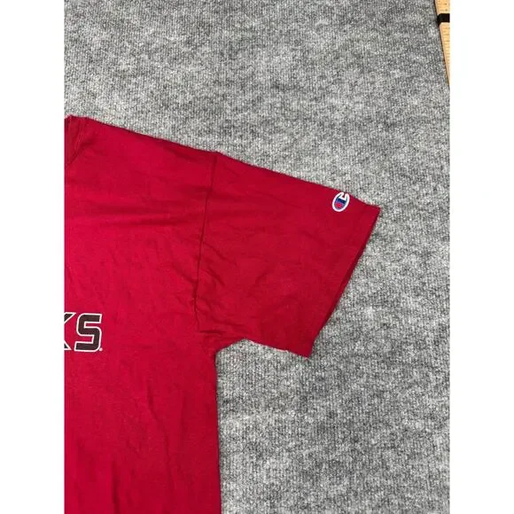 Champion South Carolina Gamecocks Track‎ & Field Shirt Men’s Large Red Tee - Picture 11 of 11